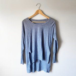 Blue long sleeve top